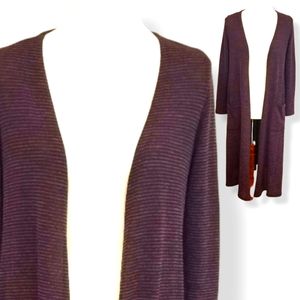 NWOT Purple/Black Duster Cardigan LulaRoe